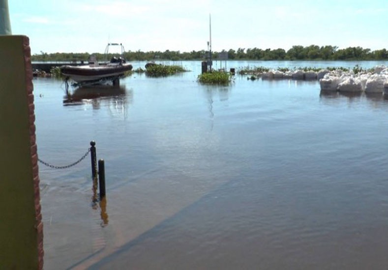 Crecida del Río Paraná - Reconquista inundada