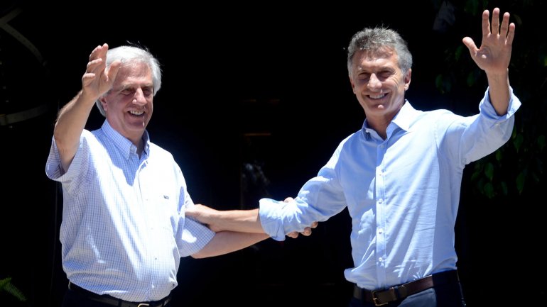 Macri y Tabaré Vázquez