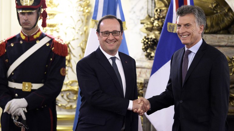 Macri y Hollande