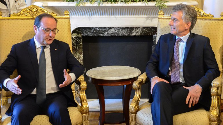 Macri y Hollande
