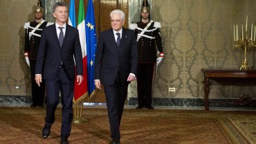 Macri y Mattarella