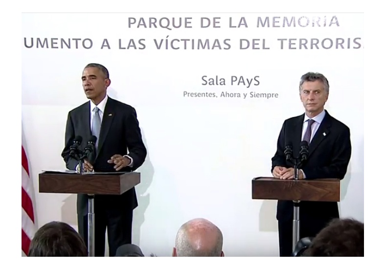 Día de la Memoria - Obama y Macri