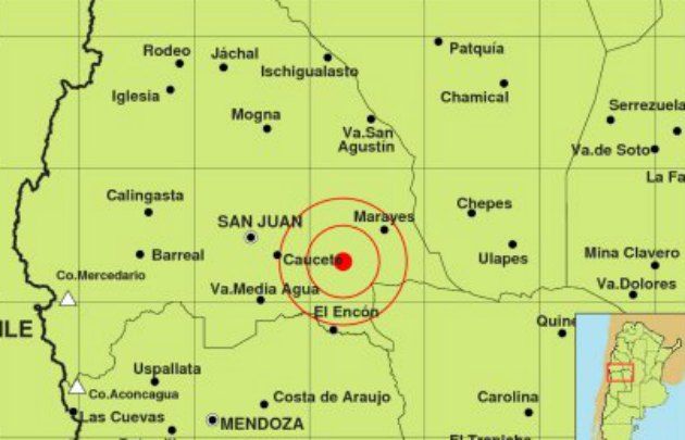 Terremoto en San Juan - Foto: cadena3.com