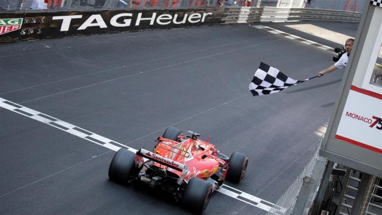 Vettel, ganador en Monaco con Ferrari foto: Reuters