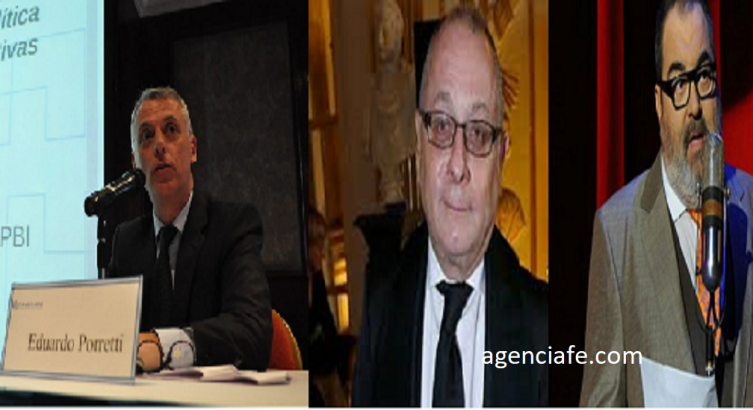 Eduardo Porretti, Jorge Fourie, Jorge Lanata - agenciafe