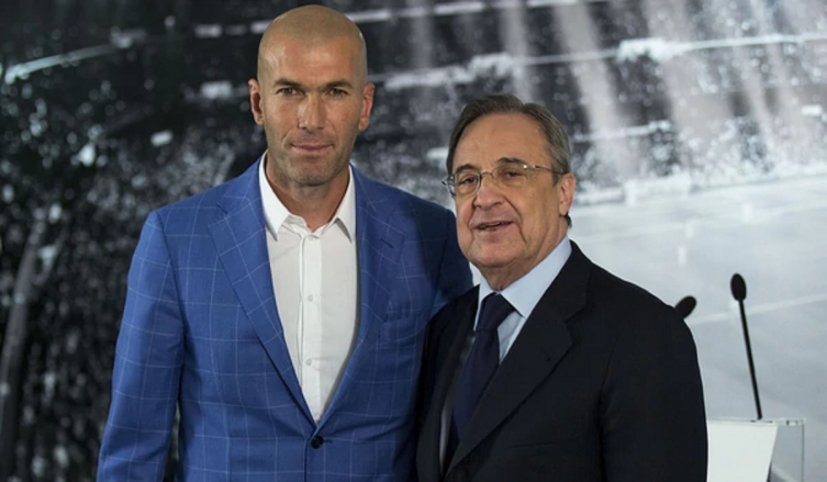 Zinedine Zidane y Florentino Pérez - (Getty Images)