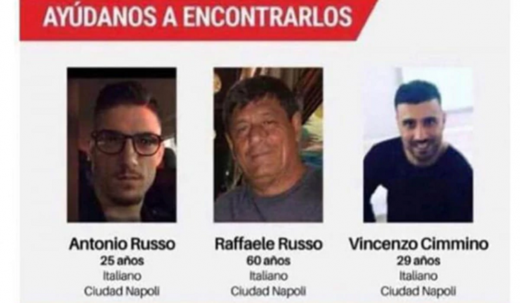 Los tres italianos desaparecieron hace 20 días en Jalisco - INFOBAE