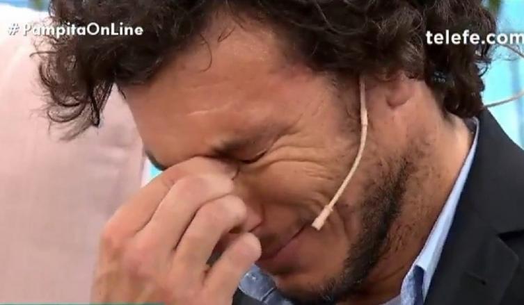 Pico Mónaco se quebró en el programa de Pampita (Captura TV).