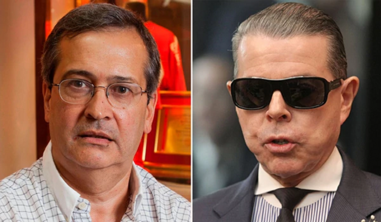 El ex presidente de Independiente Javier Cantero y el ex juez federal Norberto Oyarbide - INFOBAE