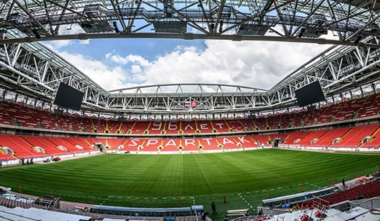 En el imponente estadio Spartak debutará la selección argentina frente a Islandia: tiene una capacidad para 43.298 espectadores y costó 250 millones de dólares (AFP)