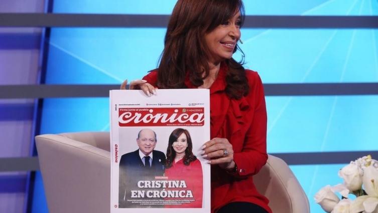 Cristina Fernández de Kirchner, en la entrevista que le hizo Chiche Gelblung, en Crónica TV, en plena campaña electoral de 2017.