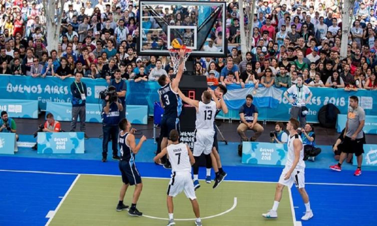 Argentina jugó dos partidos hasta el momento de básquet 3×3 y ganó ambos (Reuters)