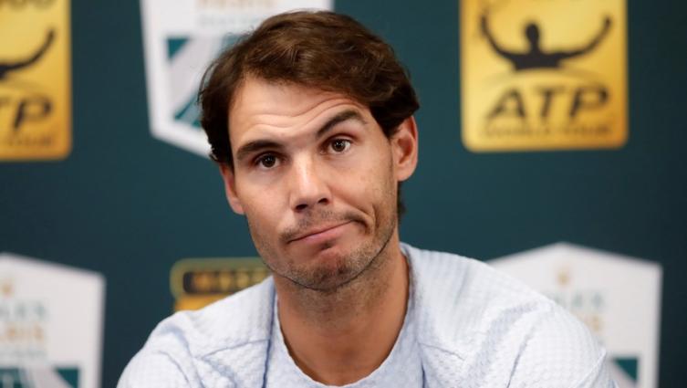 Rafael Nadal le dijo adiós a la temporada antes del Masters de Londres. (REUTERS)
