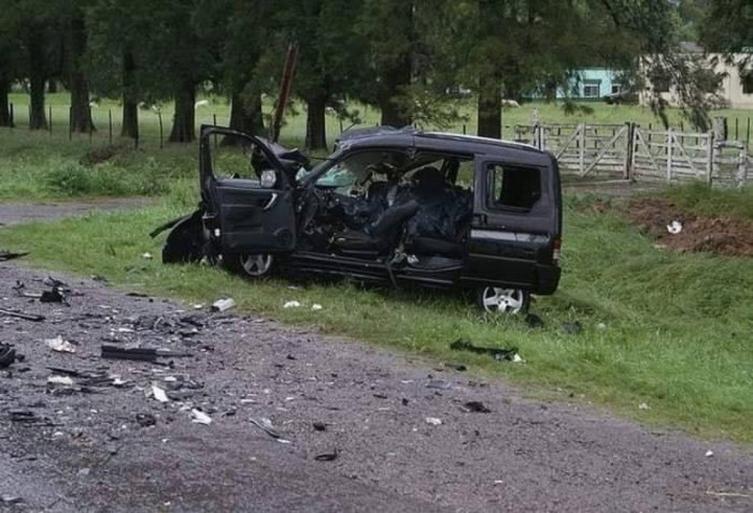 El accidente fatal ocurrió en el kilómetro 108 de la Ruta 205. - Clarín