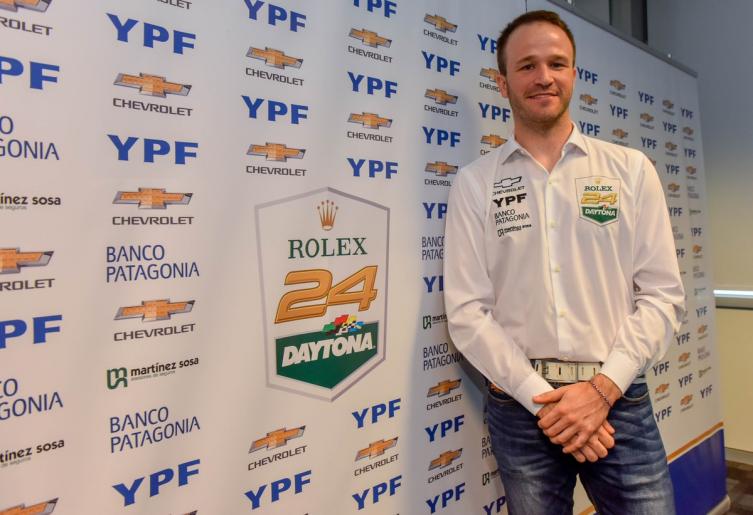 Agustín Canapino correrá las 24 Horas de Daytona. Foto: Prensa Equipo Chevrolet YPF