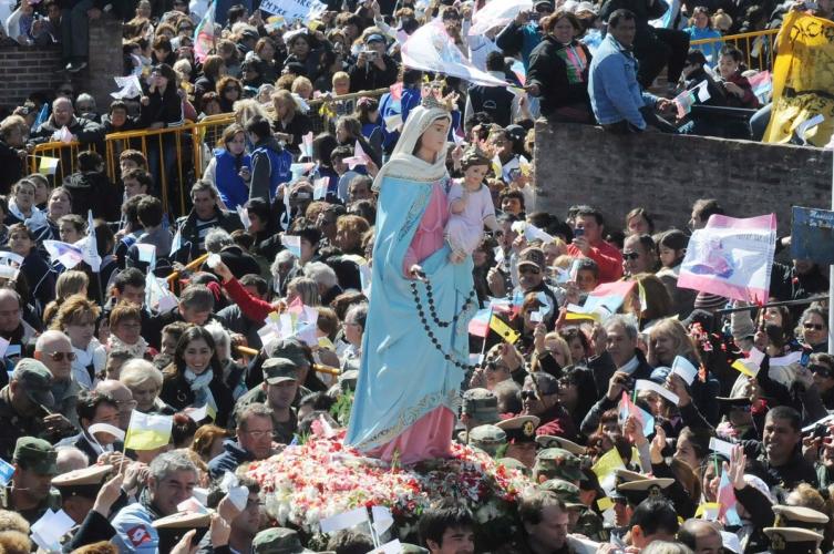La festividad de la Inmaculada Concepción de María fue originalmente decretada por el Vaticano en 1854 . Foto/ Télam