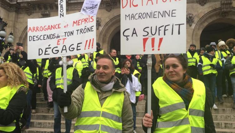 El ministerio del Interior francés contabilizó 66.000 manifestantes en toda Francia, la mitad de los que salieron a las calles la semana pasada. - rfi