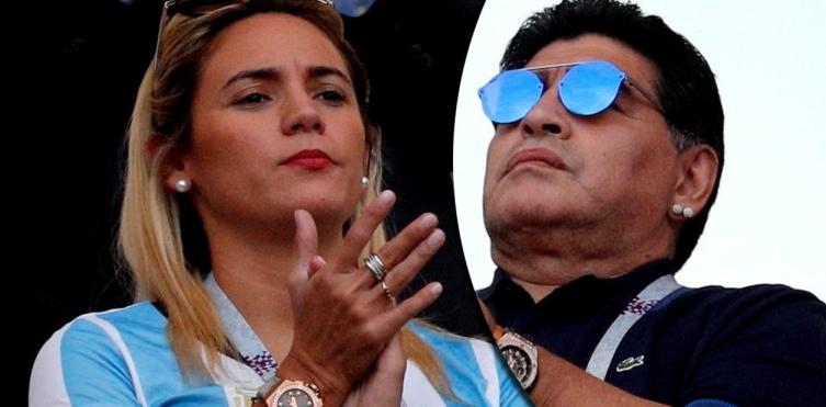 Oliva confirmó su separación de Maradona el fin de semana, cuando dijo que están en 