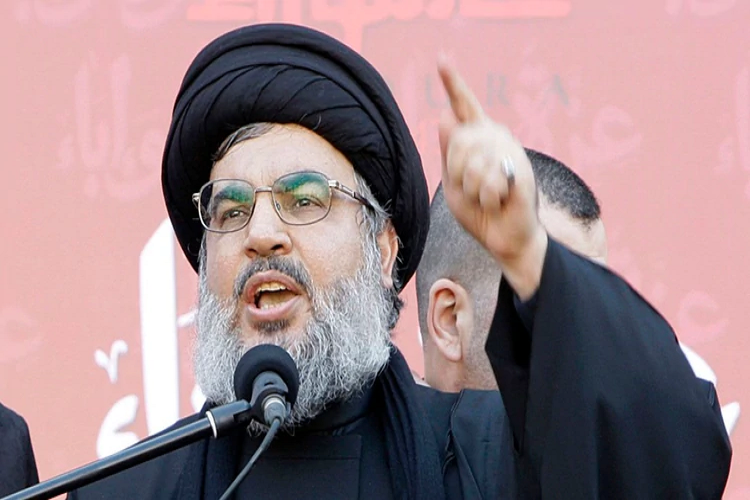El jefe de Hezbollah, Hassan Nasrallah - INFOBAE