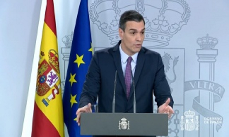 El presidente del gobierno español, Pedro Sánchez - télam
