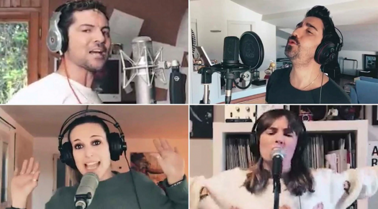 Los cantantes españoles se unieron para hacer una extraordinaria versión de “Resistiré” - TELESHOW