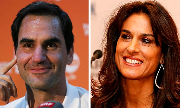Roger Federer elogió a Gabriela Sabatini en las redes sociales. - INFOBAE