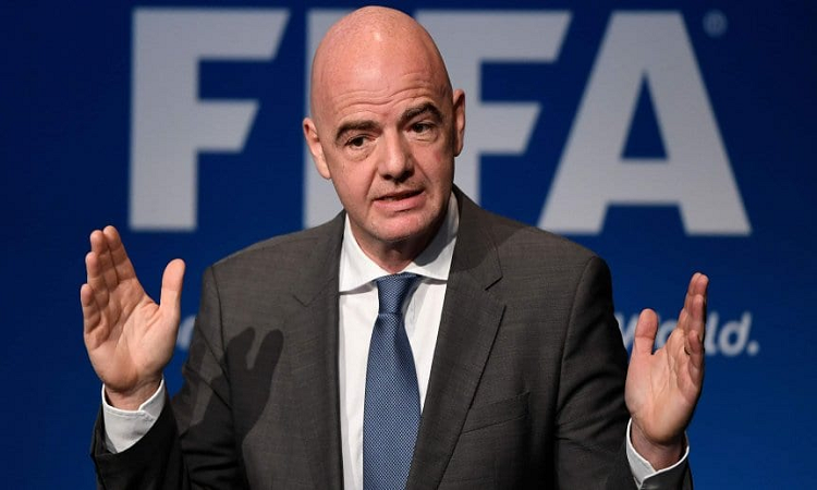 El presidente de la FIFA, Gianni Infantino - TyC Sports