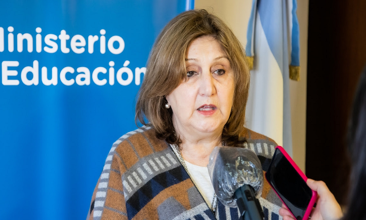 La ministra de Educación, Adriana Cantero -  Prensa GSF