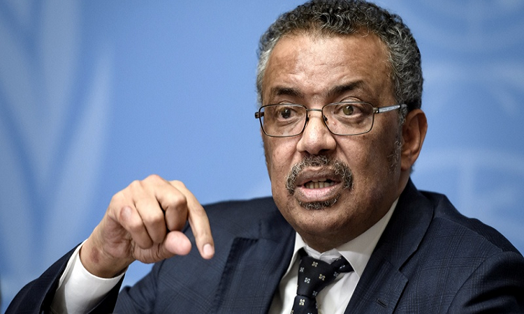 El director general de la Organización Mundial de la Salud (OMS), el etíope Tedros - télam