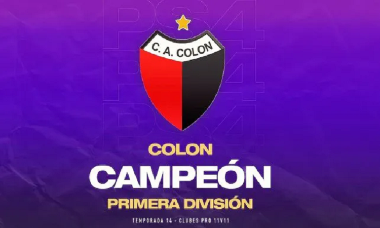 Colón fue campeón de la 14ª temporada en la liga de deportes electrónicos.  - UNO Santa Fe