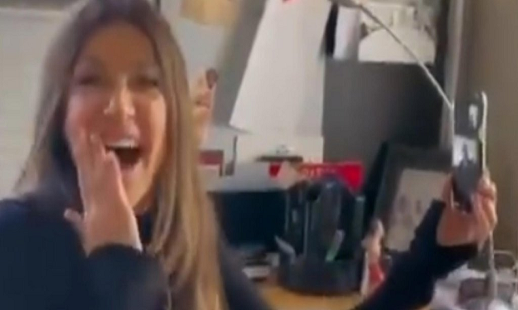 La emoción de Catherine Fulop al obtener la ciudadanía argentina (Captura de pantalla Video de Instagram - INFOSHOW)