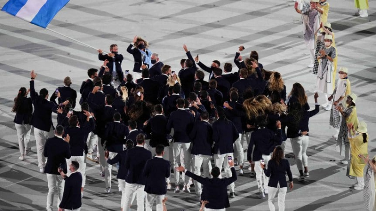 El divertido momento de Argentina en la Ceremonia de Tokio 2020 Fotos: Getty Images