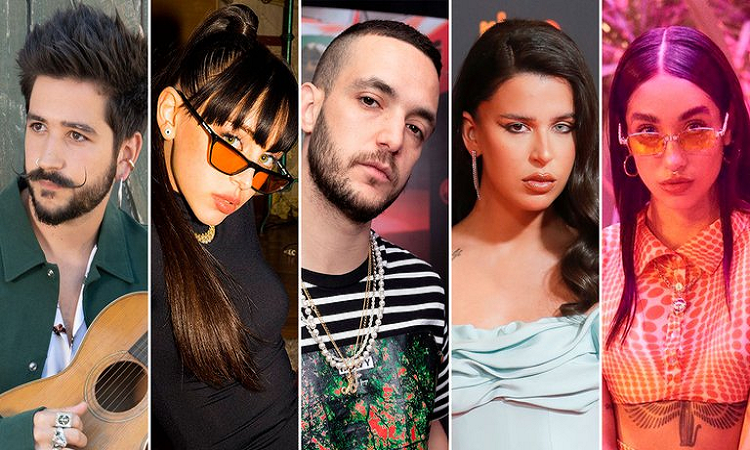 Camilo, Nicki Nicole, C. Tangana, Nathy Peluso y María Becerra, entre los más nominados de los Latin Grammy 2021 - TELESHOW