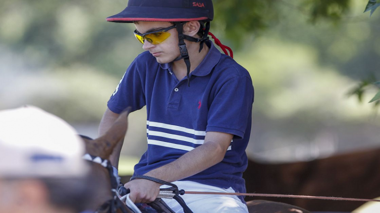 Salvador Condomí Alcorta, de 15 años, polista no vidente cuya pasión son el deporte y los caballos - Rodrigo Nespolo - LA NACION
