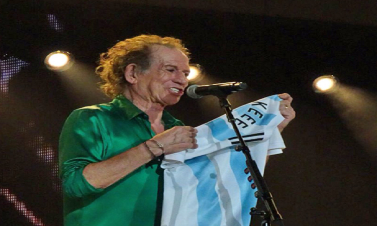 Keith Richards agradeció a sus fans argentinos que se juntaron a celebrar 