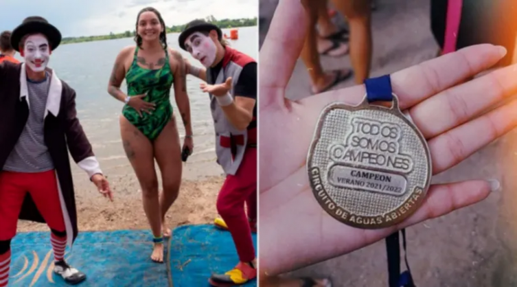 Le dieron una semana de vida y acaba de salir campeona de aguas abiertas - Filo.news