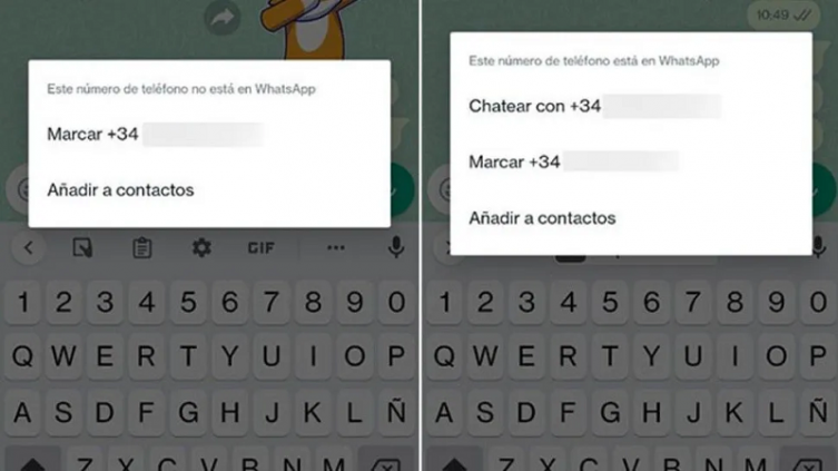 WhatsApp comenzó a probar un nuevo menú de gestión de contactos. - Crónica