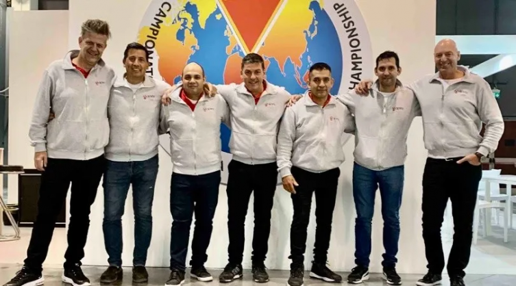 Selección Argentina de Apyce en el Mundial de la Pizza Foto: prensa Apyce