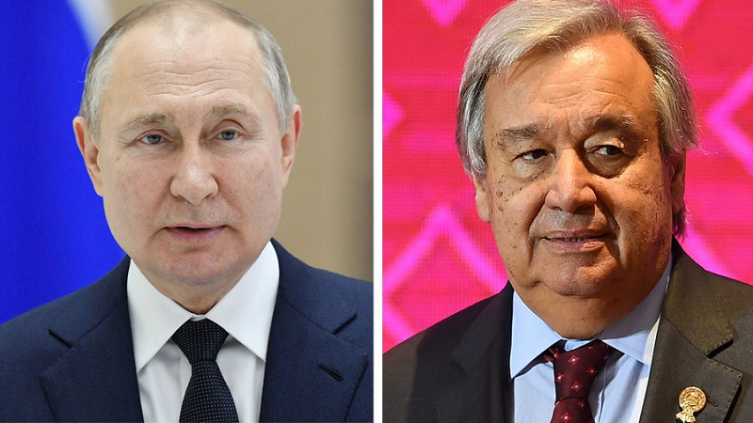 El presidente ruso, Vladimir Putin, se reunirá el próximo martes en Moscú con el secretario general de la ONU, António Guterres. – télam 