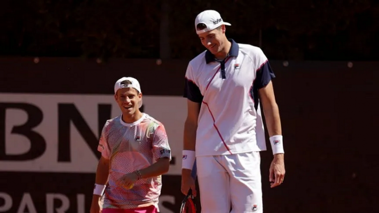 Schwartzman e Isner, a la final de dobles del Masters 1000 de Roma - TyC Sports
