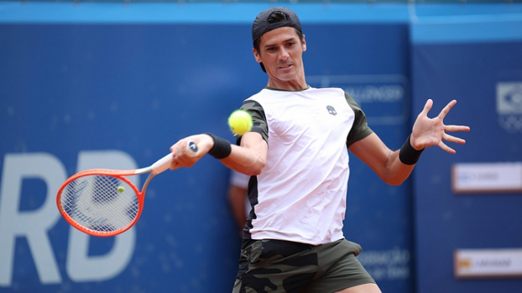 Federico Coria, uno de los máximos favoritos participará del Challenger de Lyon. Seis tenistas argentinos debutarán el lunes en el Challenger de Lyon Foto: télam 