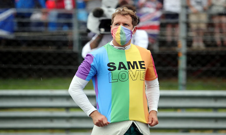 Sebastian Vettel se mostró orgulloso de apoyar a la comunidad LGBTIQ: 