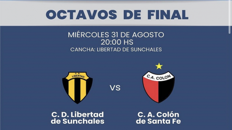 Club Atlético Colón visita este miércoles a Libertad de Sunchales por la Copa Santa Fe - Twitter