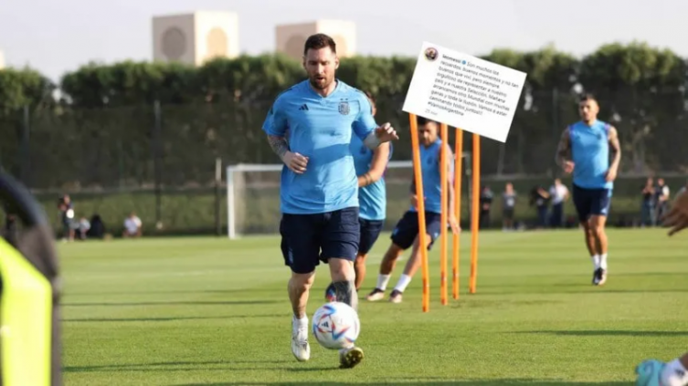 El mensaje de Messi en redes antes del debut de la Selección Argentina en el Mundial de Qatar 2022 - TyC Sports