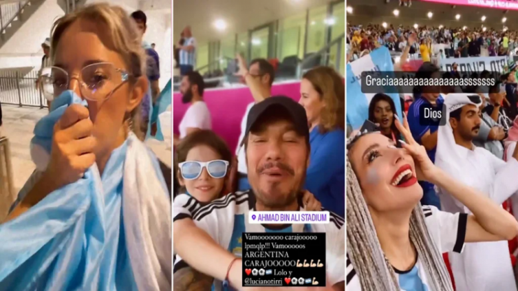 Alegría, tensión y desahogo: los famosos alentaron a la Selección Argentina en su triunfo contra Australia - TELESHOW