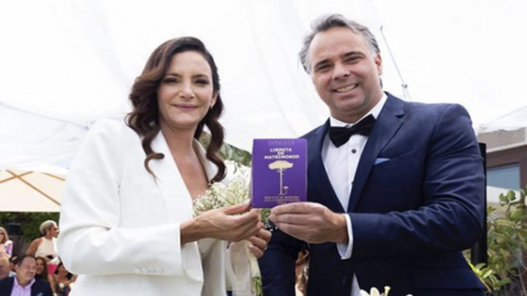 Las fotos privadas del casamiento de Luciana Aymar en Chile tras 6 años de noviazgo - paparazzi