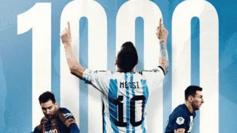 El posteo de Messi por sus mil partidos