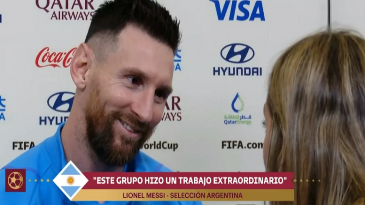 “Lo que absolutamente todos le queríamos decir a Lionel”: una periodista decidió hablarle a Messi en lugar de hacerle una pregunta y su discurso se hizo viral - Infobae