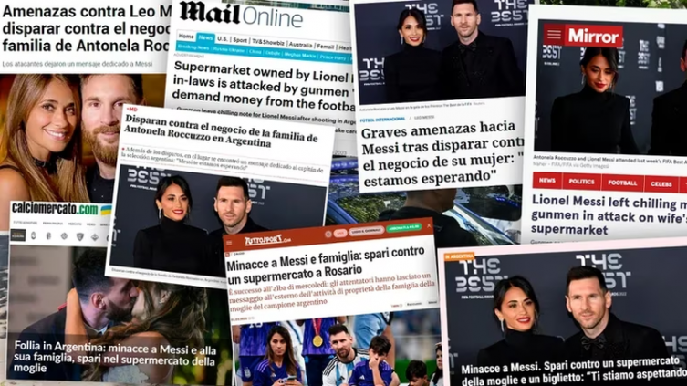 “Amenaza muy seria a Messi”: así reflejó la prensa internacional el mensaje mafioso y la balacera en Rosario - Infobae