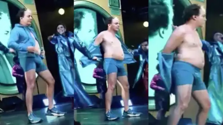 Cristian Castro cantó con Miranda! en el Grand Rex y quedó casi desnudo en el escenario: el video - exitoína